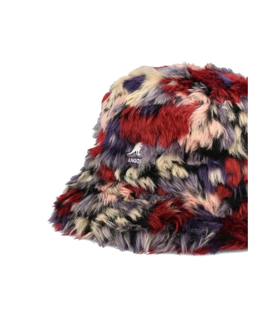 Kangol Red Camo-Pattern Bucket Hat