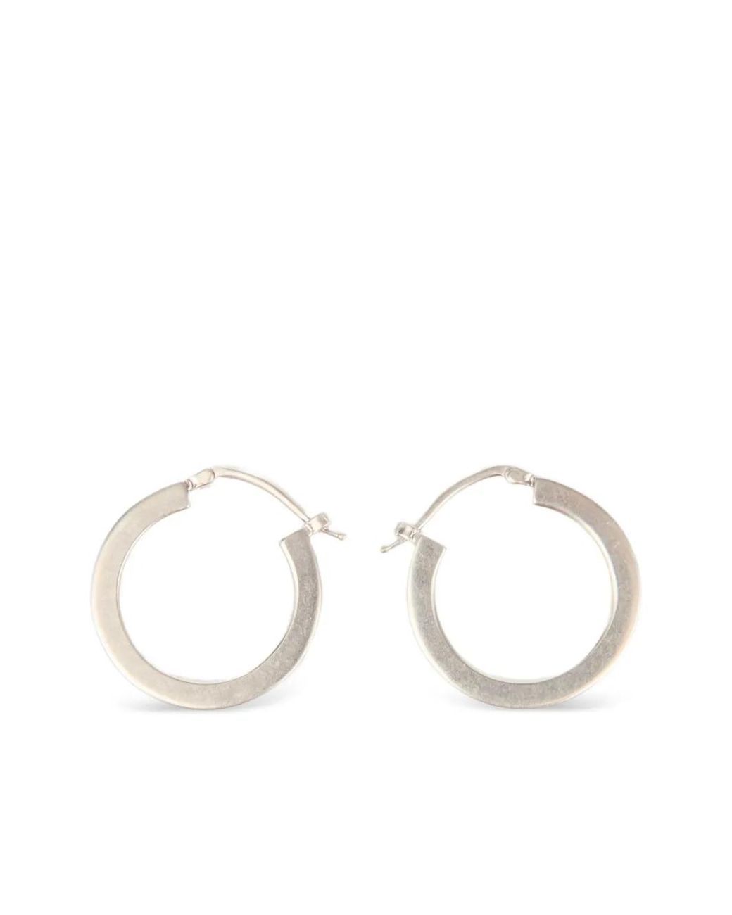 MM6 by Maison Margiela Natural Numeric Hoop Earrings for men