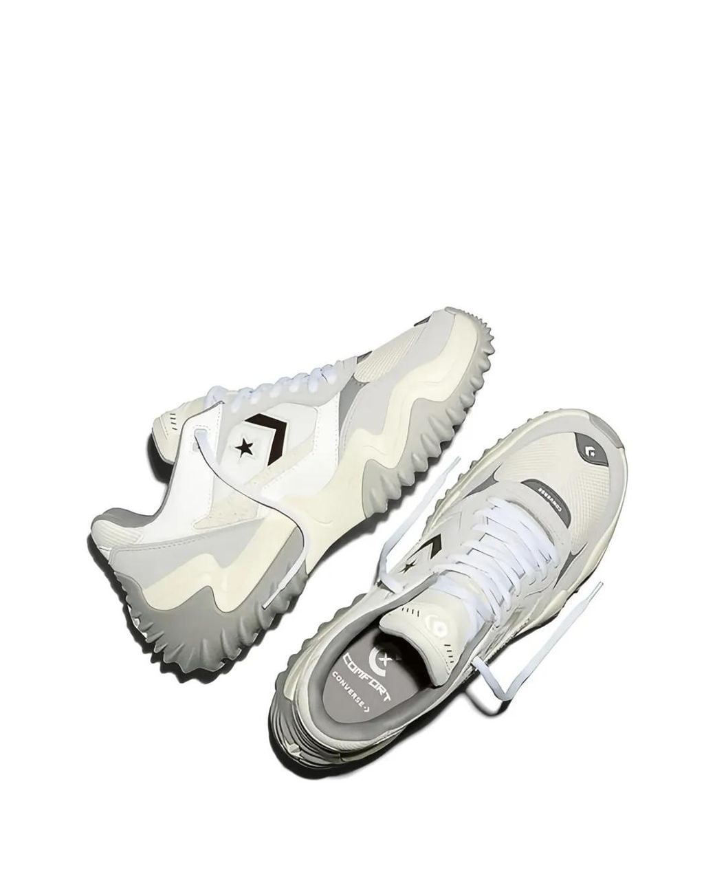Converse Sneakers Met Logopatch in het White