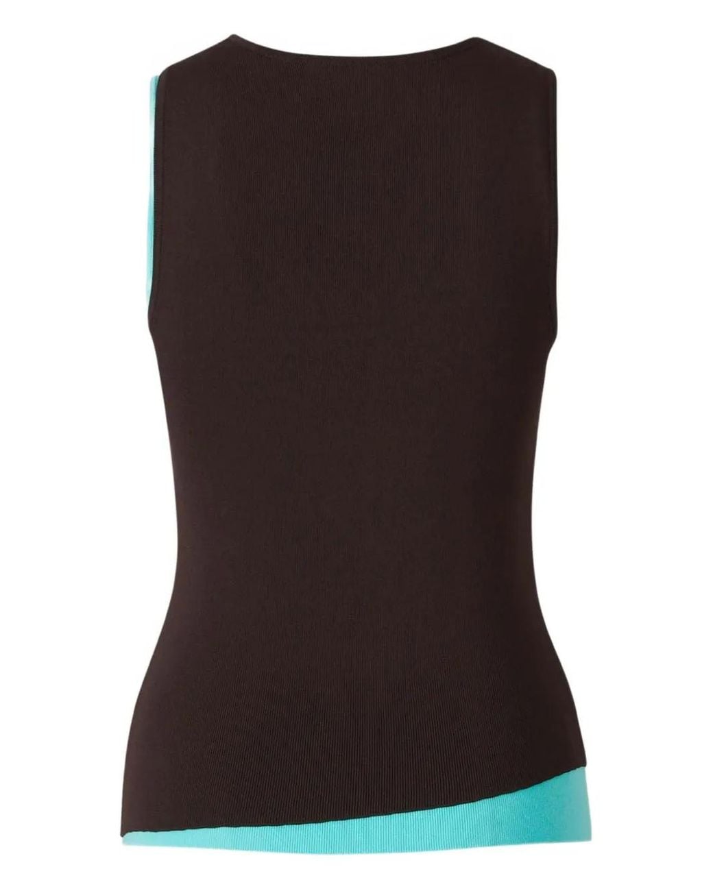 Staud Black Jersey Tank Top