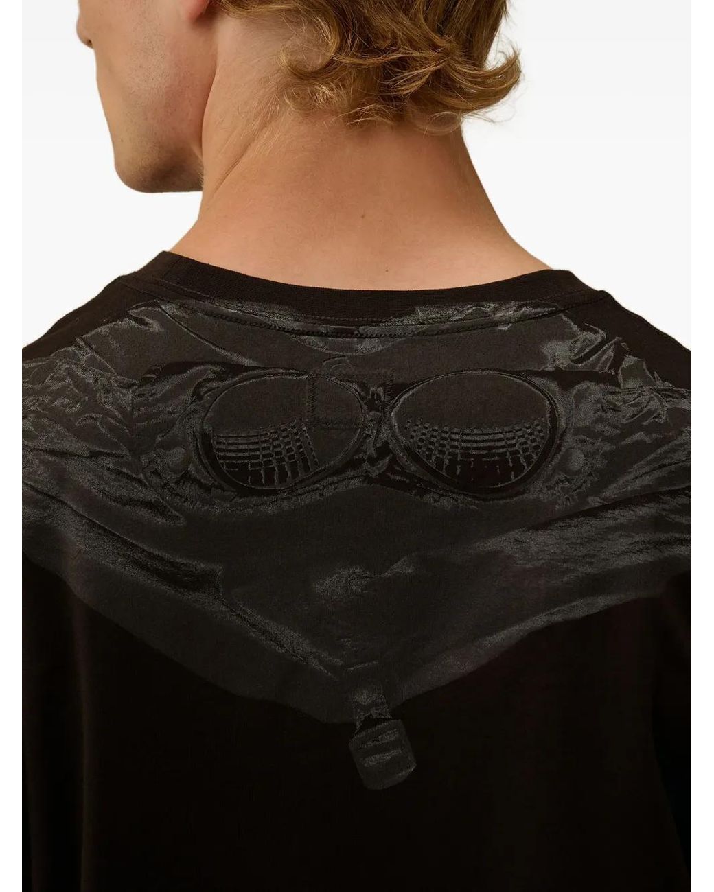 C P Company Black T-Shirt for men