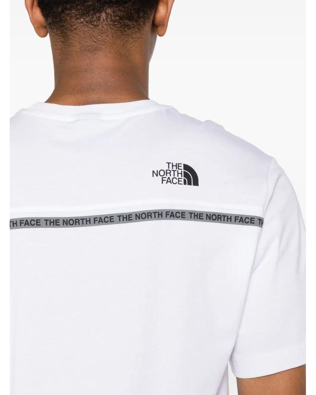 The North Face White Logo Print T-Shirt for men