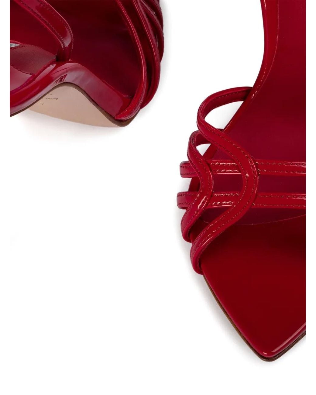 Le Silla Red Bella Strappy Sandals