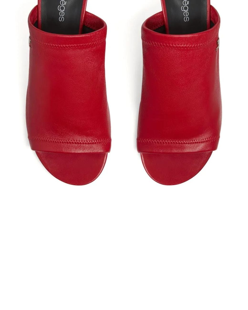 Courreges Red Klassische Mules