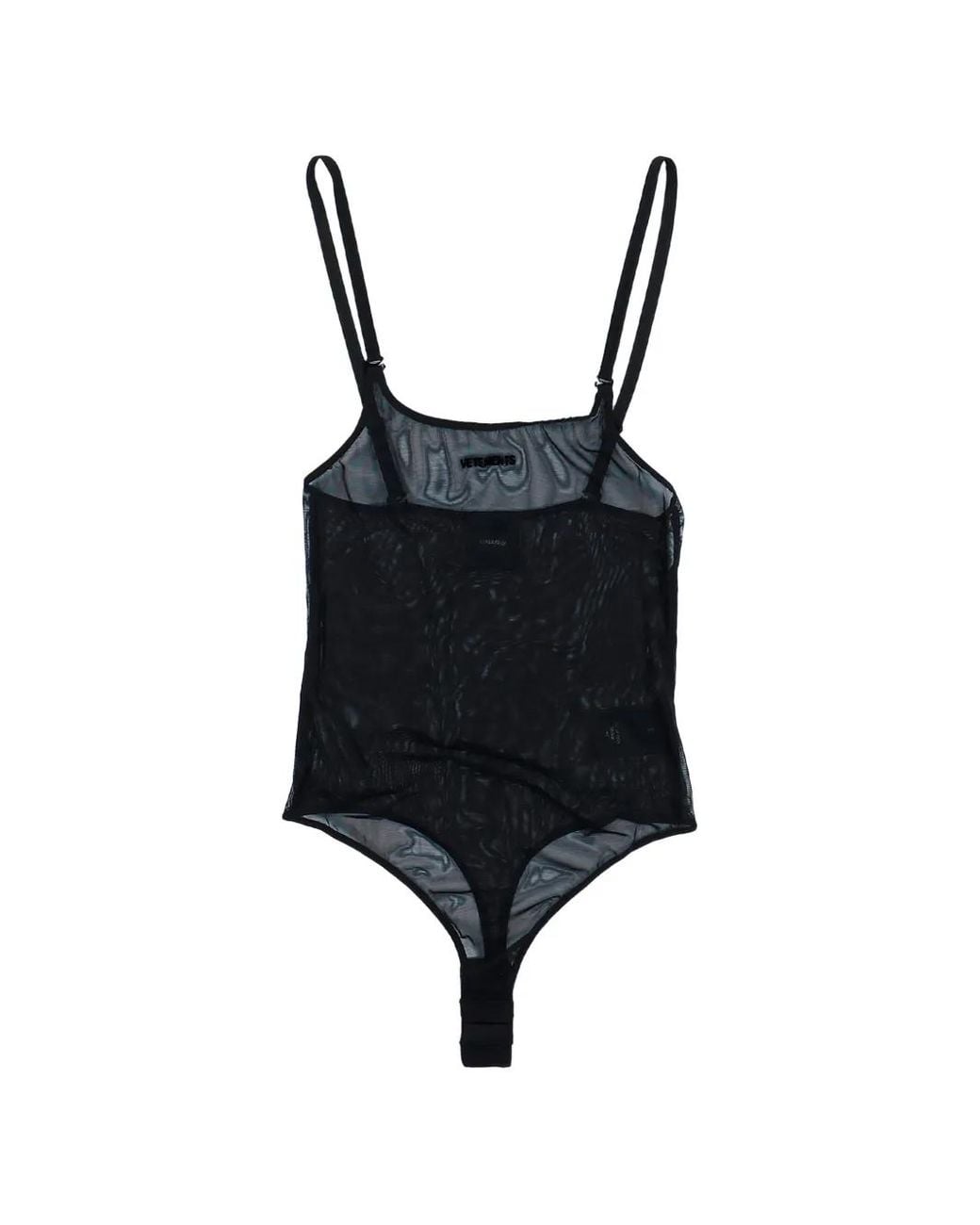 Vetements Black Mesh Bodysuit