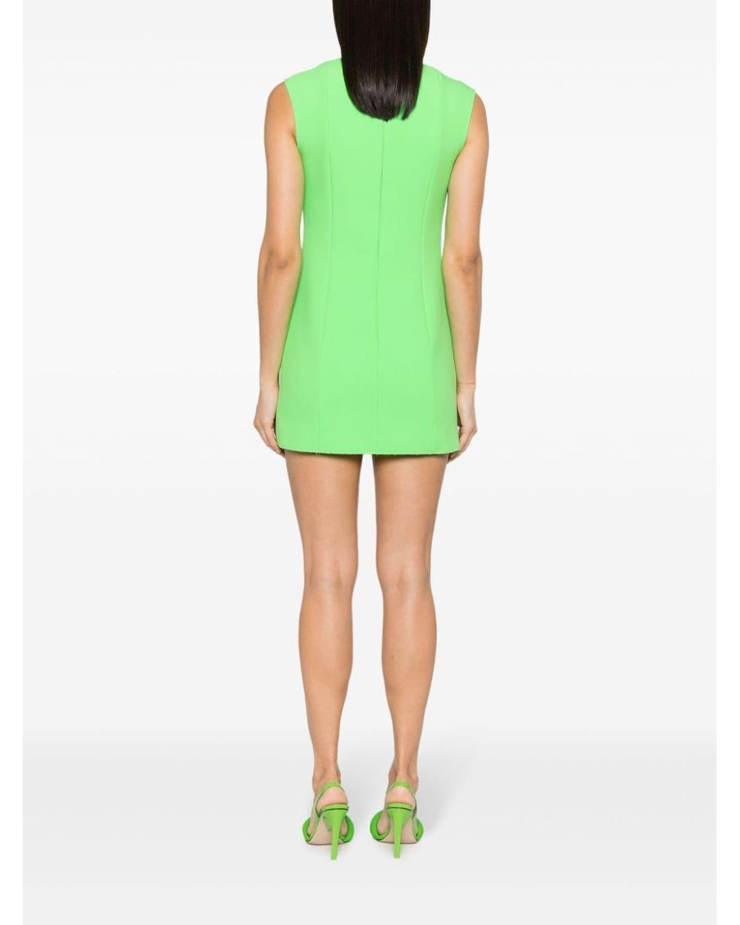 Msgm green dress 2025