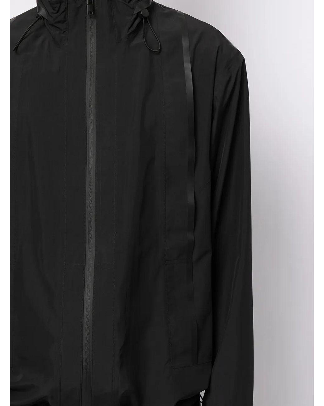3.1 Phillip Lim Black Drawstring-Fastening Jacket for men