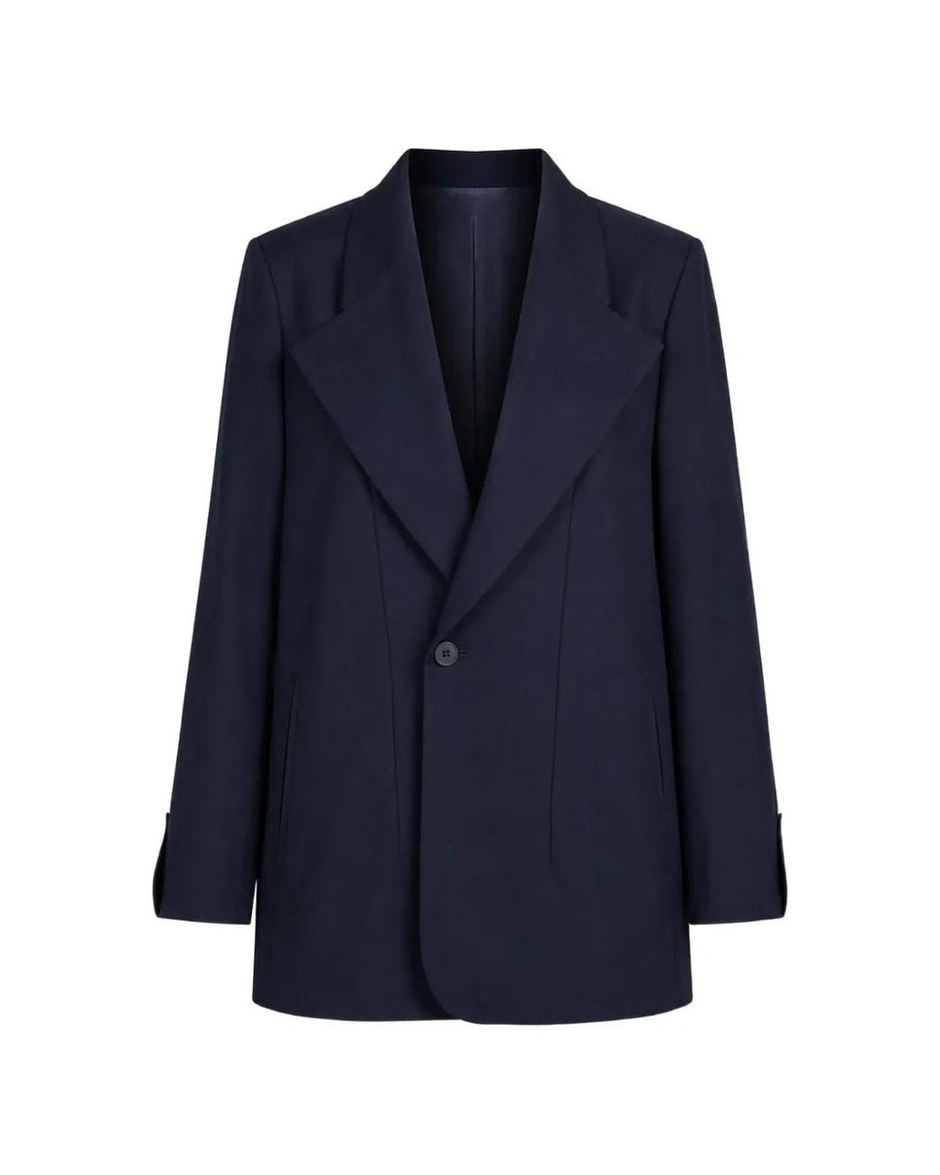 Sa Su Phi Blue Lauren Peak-Lapels Blazer