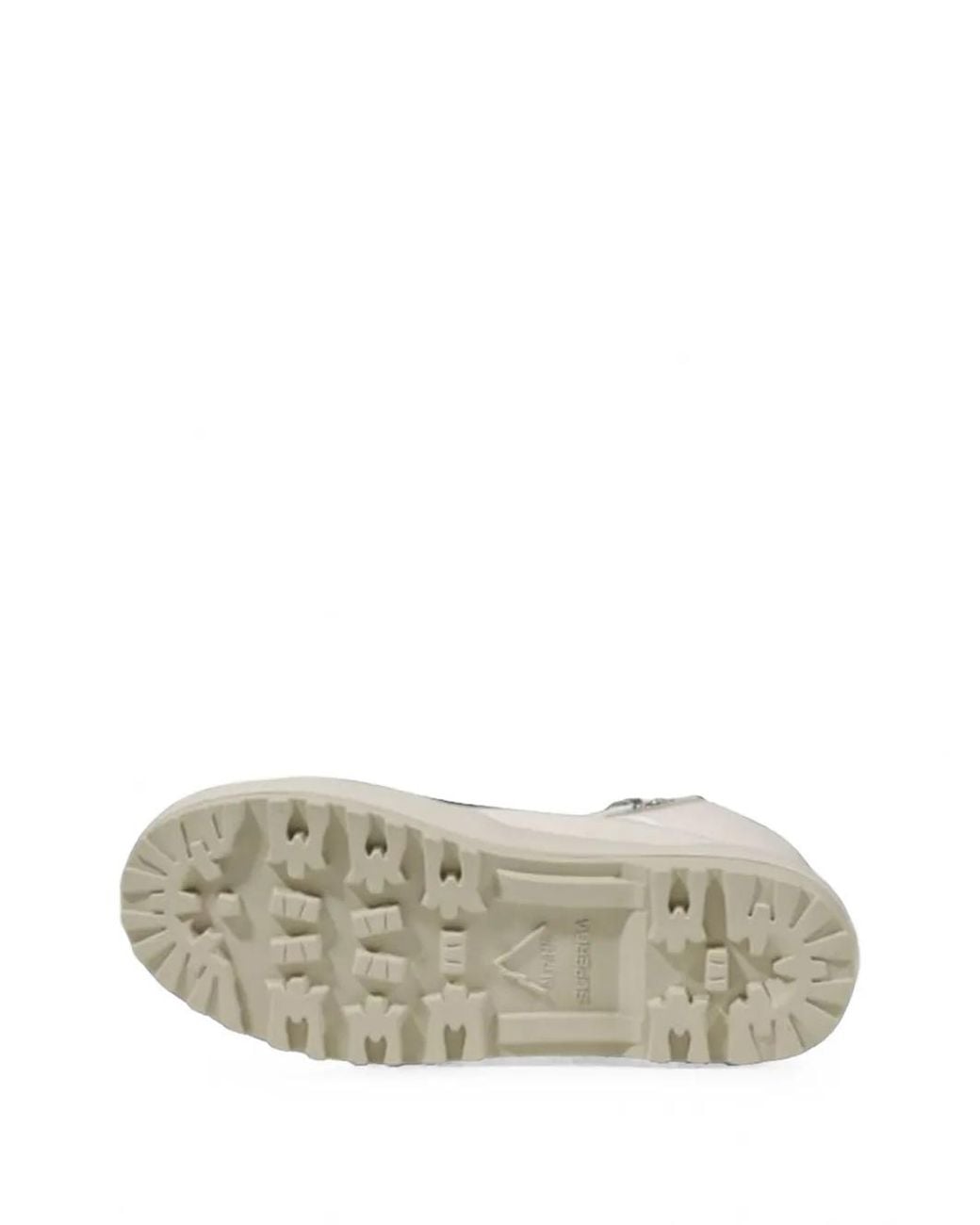 Superga White Cotu Classic Panelled Sneakers