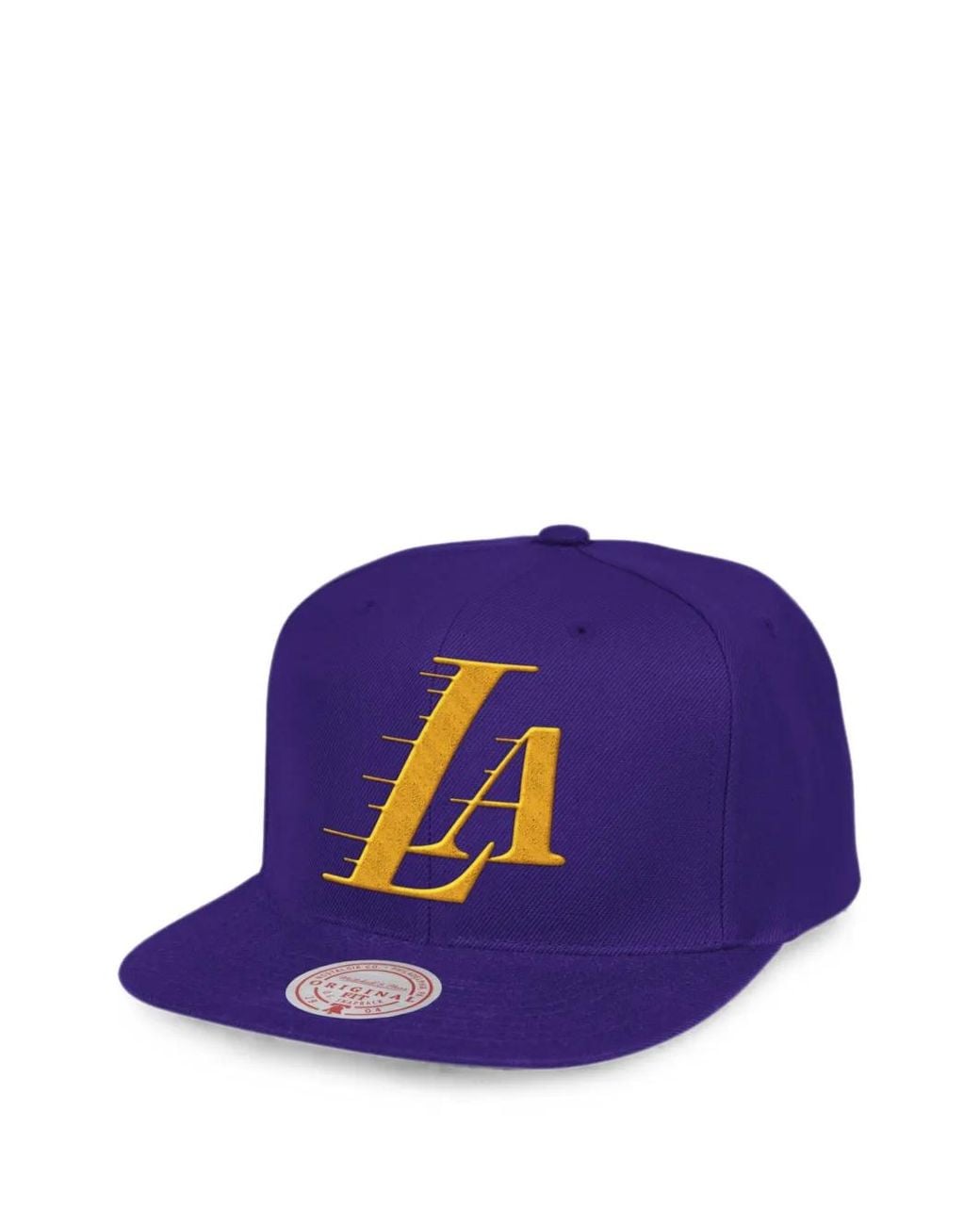 Mitchell & Ness Purple Los Angeles Lakers Snapback Hat for men