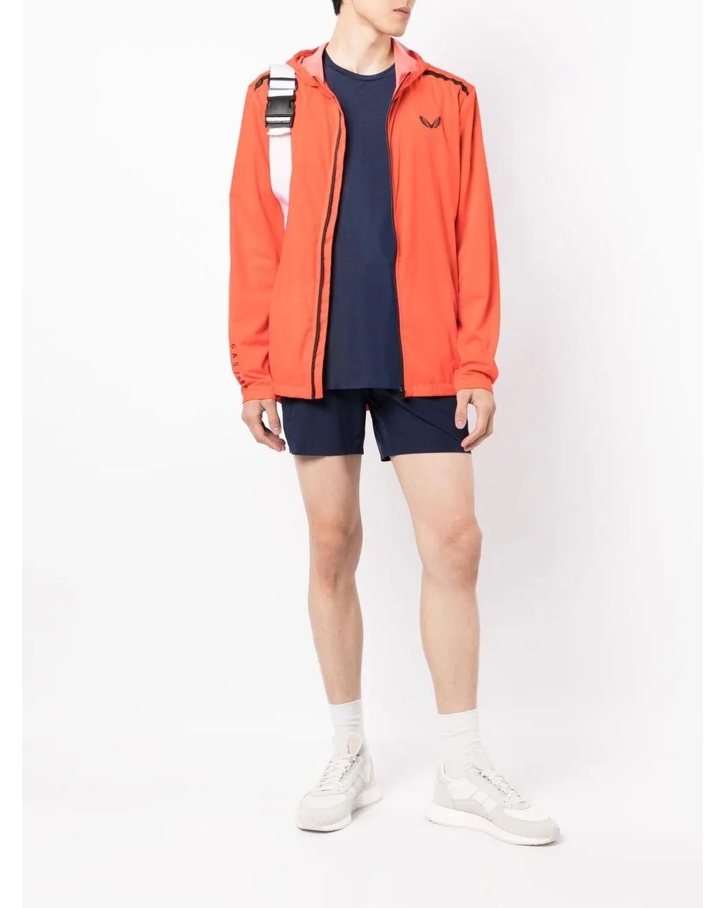 Castore Orange Veste À Logo Imprimé for men