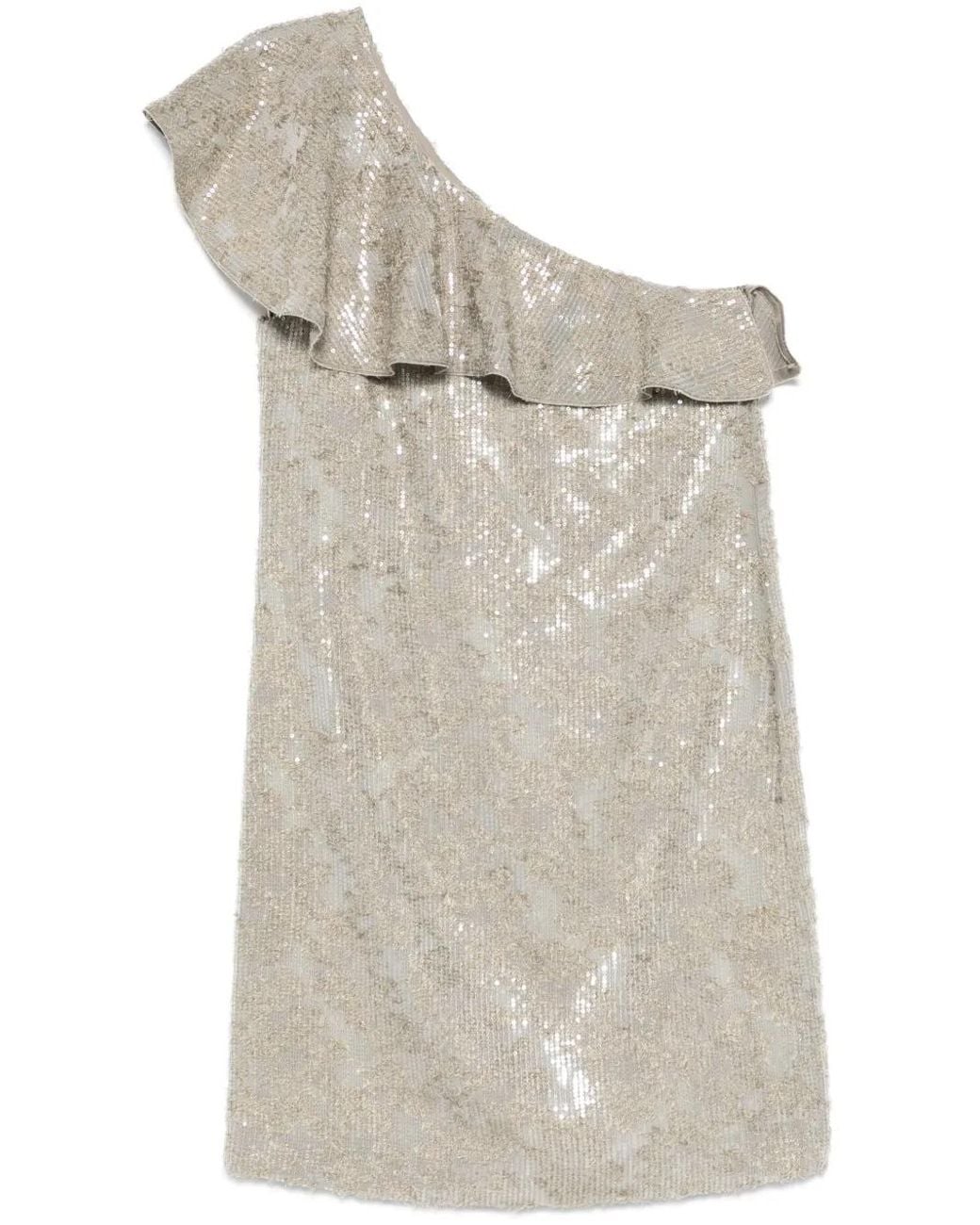 Dorothee Schumacher Gray Sequinned Mini Dress