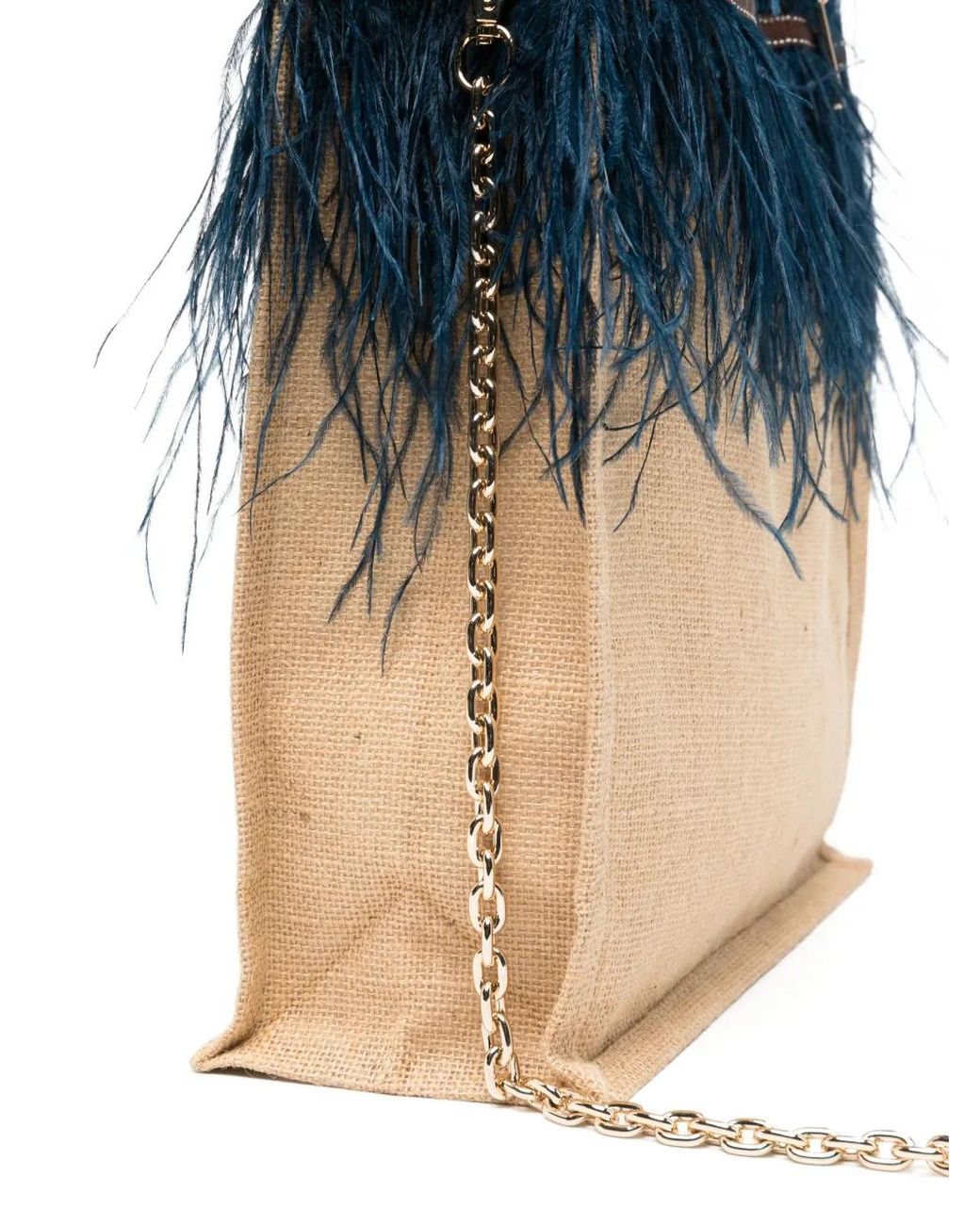 Sac Cabas Violetta Médium La Milanesa en coloris Blue