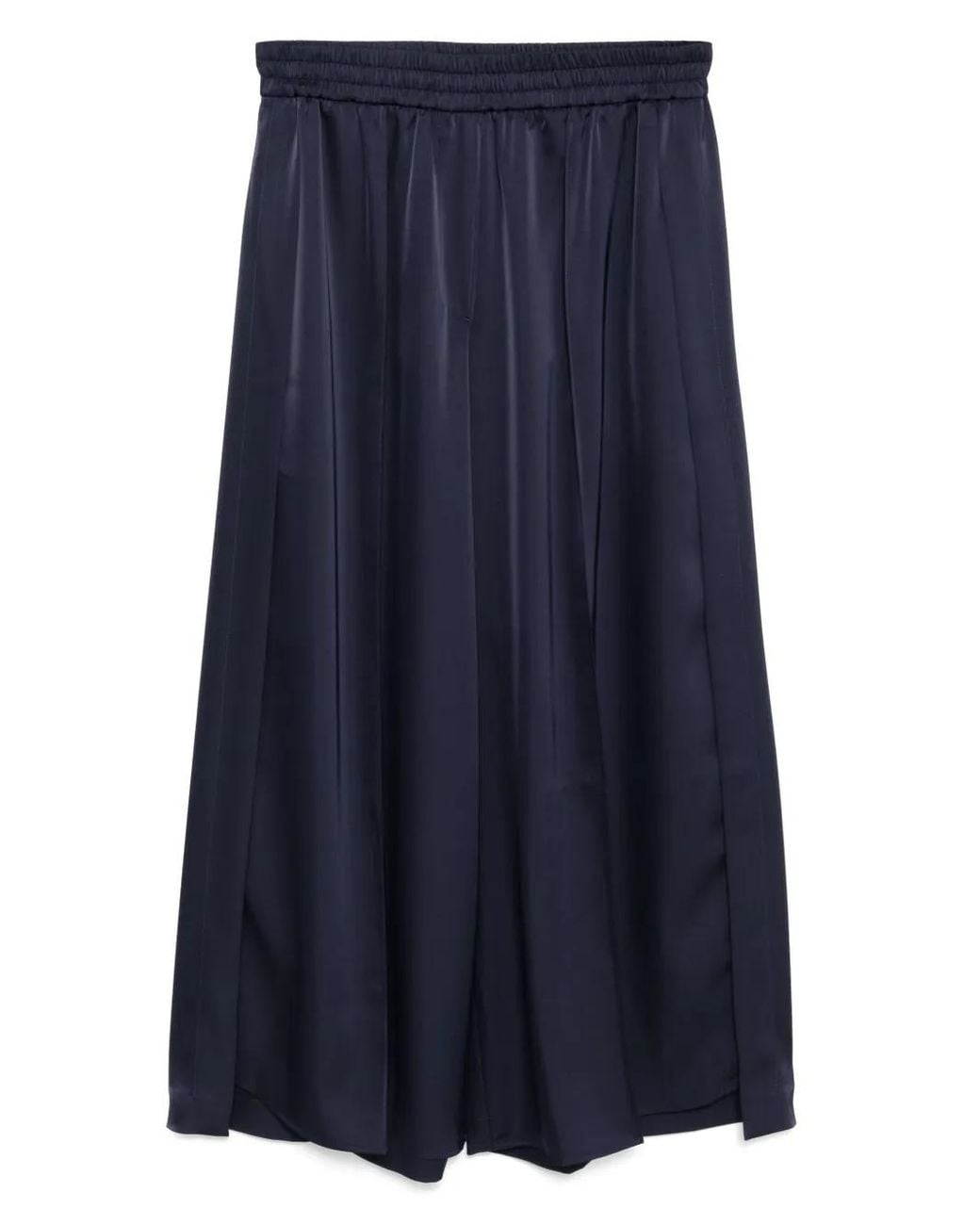 Goen.J Blue Slit Palazzo Pants