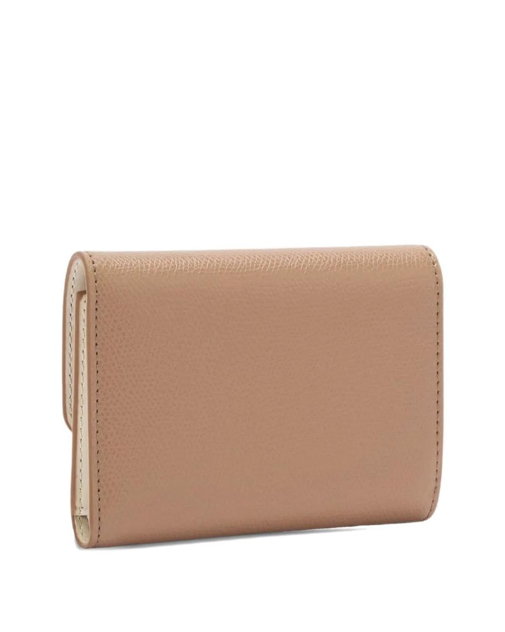 Furla Natural Iride Grained Compact Wallet
