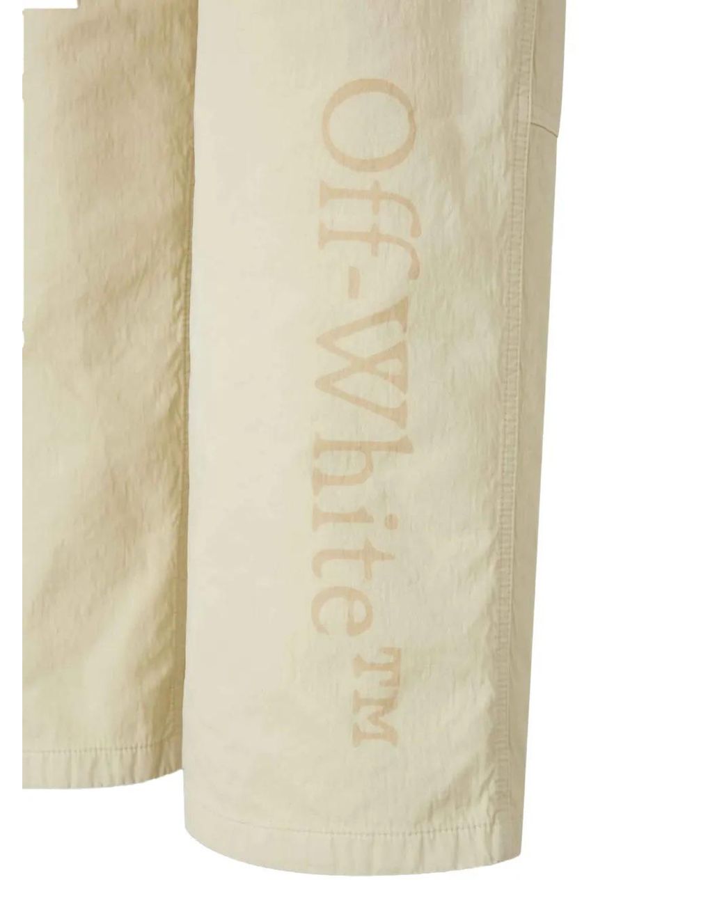 Off-White c/o Virgil Abloh White Elasticated Logo Bermudas Short for men