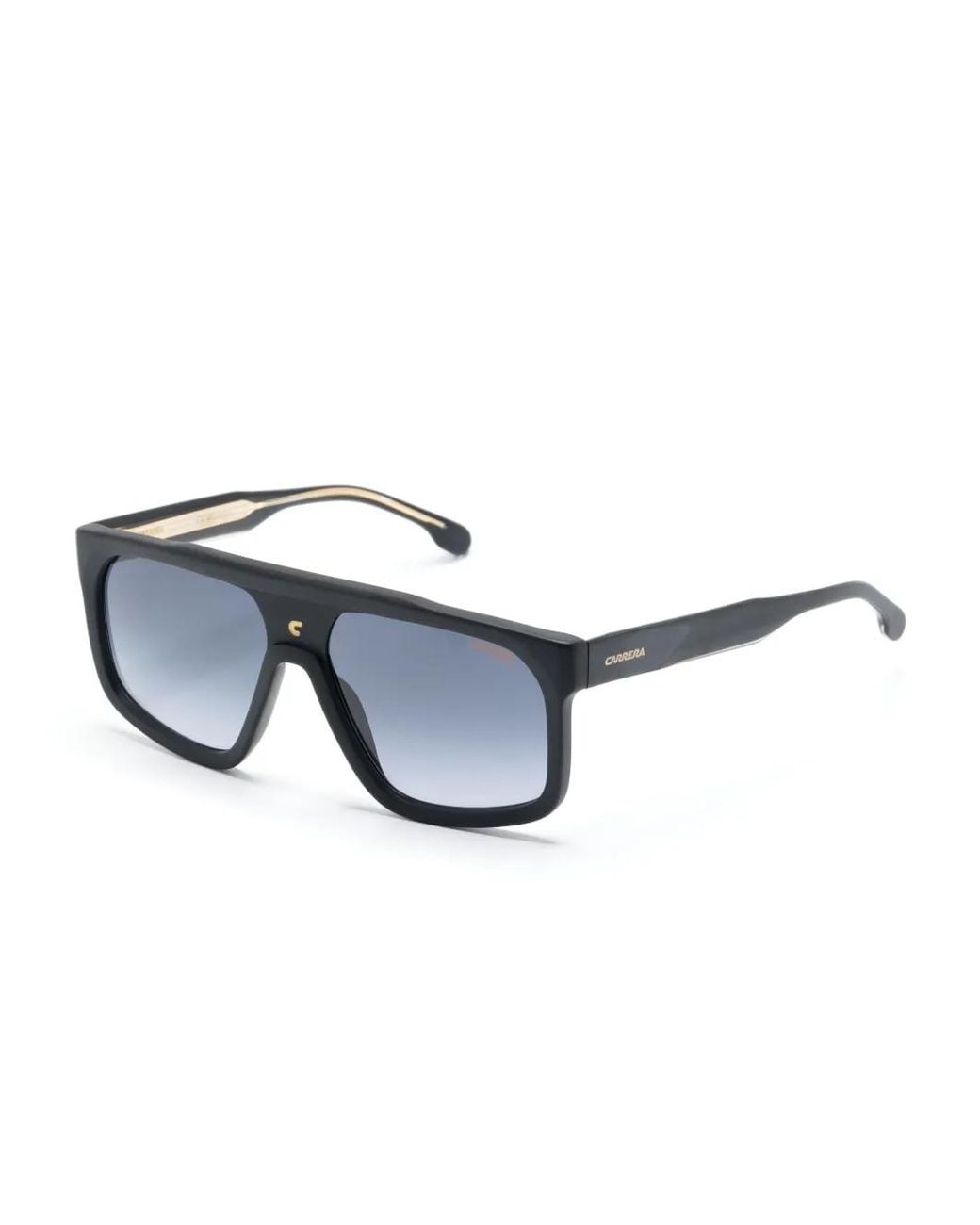Carrera Blue Rectangle-Frame Sunglasses
