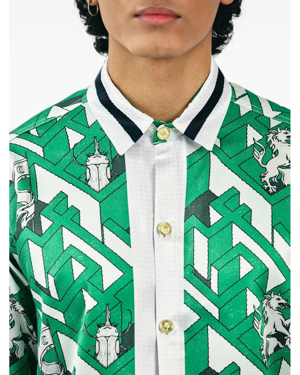 Lugo Lugo Green La Encruzijada Shirt for men