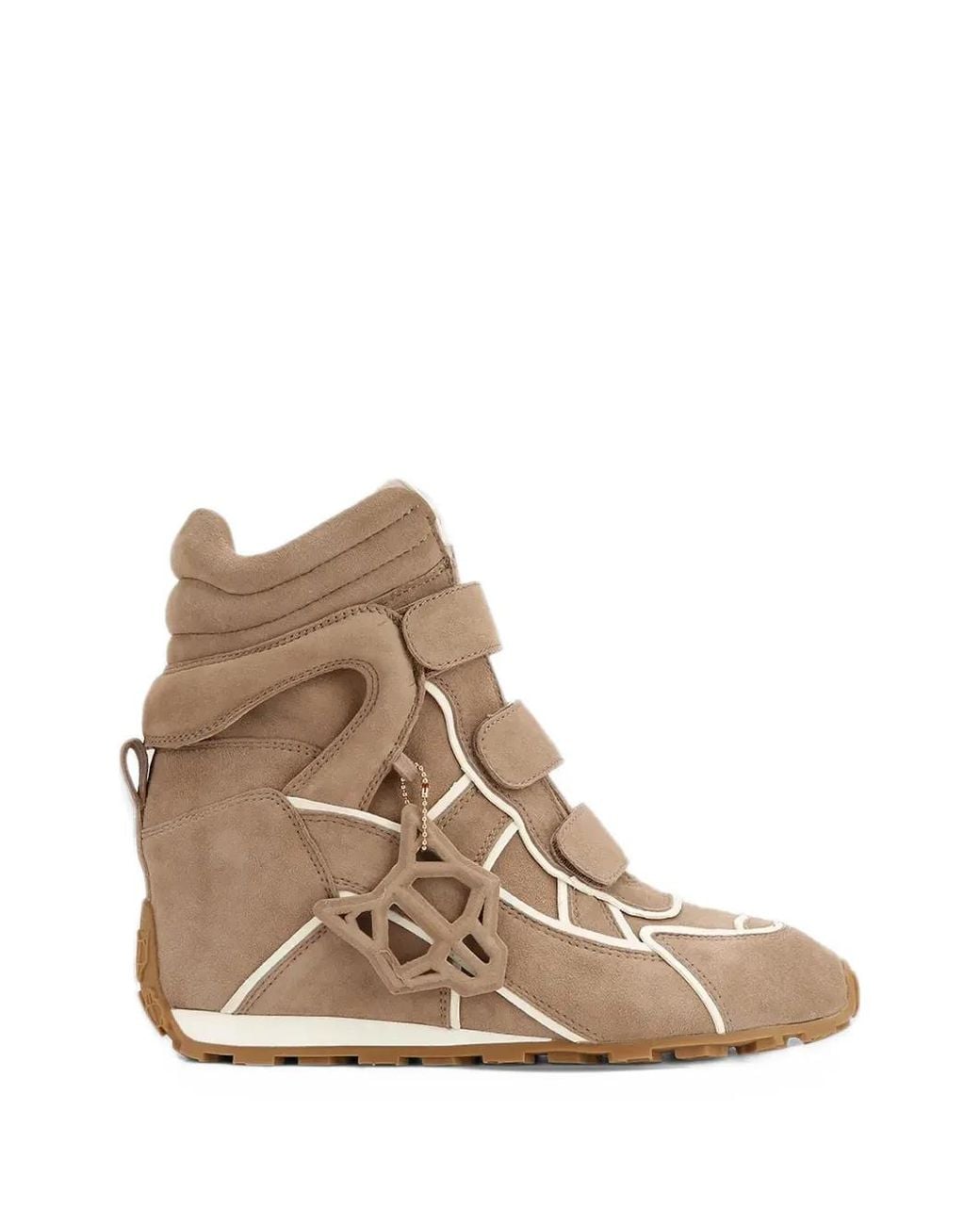 Naked Wolfe Brown Element Touch-Strap Sneakers