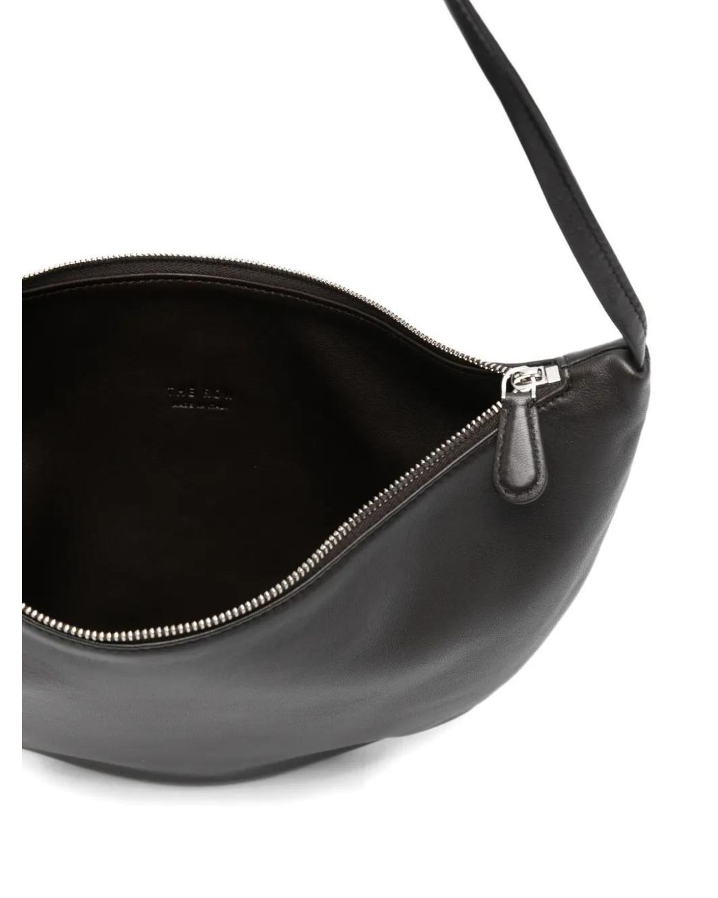 The Row Black Lambskin Izzy Small Crossbody Bag