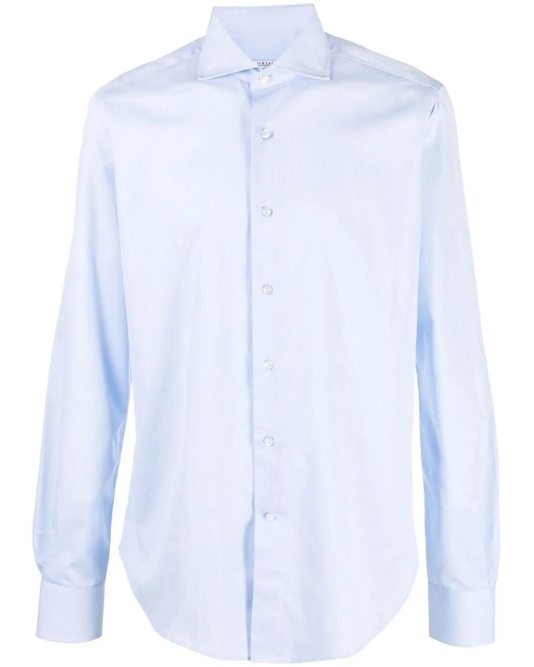 Orian Button-Up Overhemd in het Blue voor heren