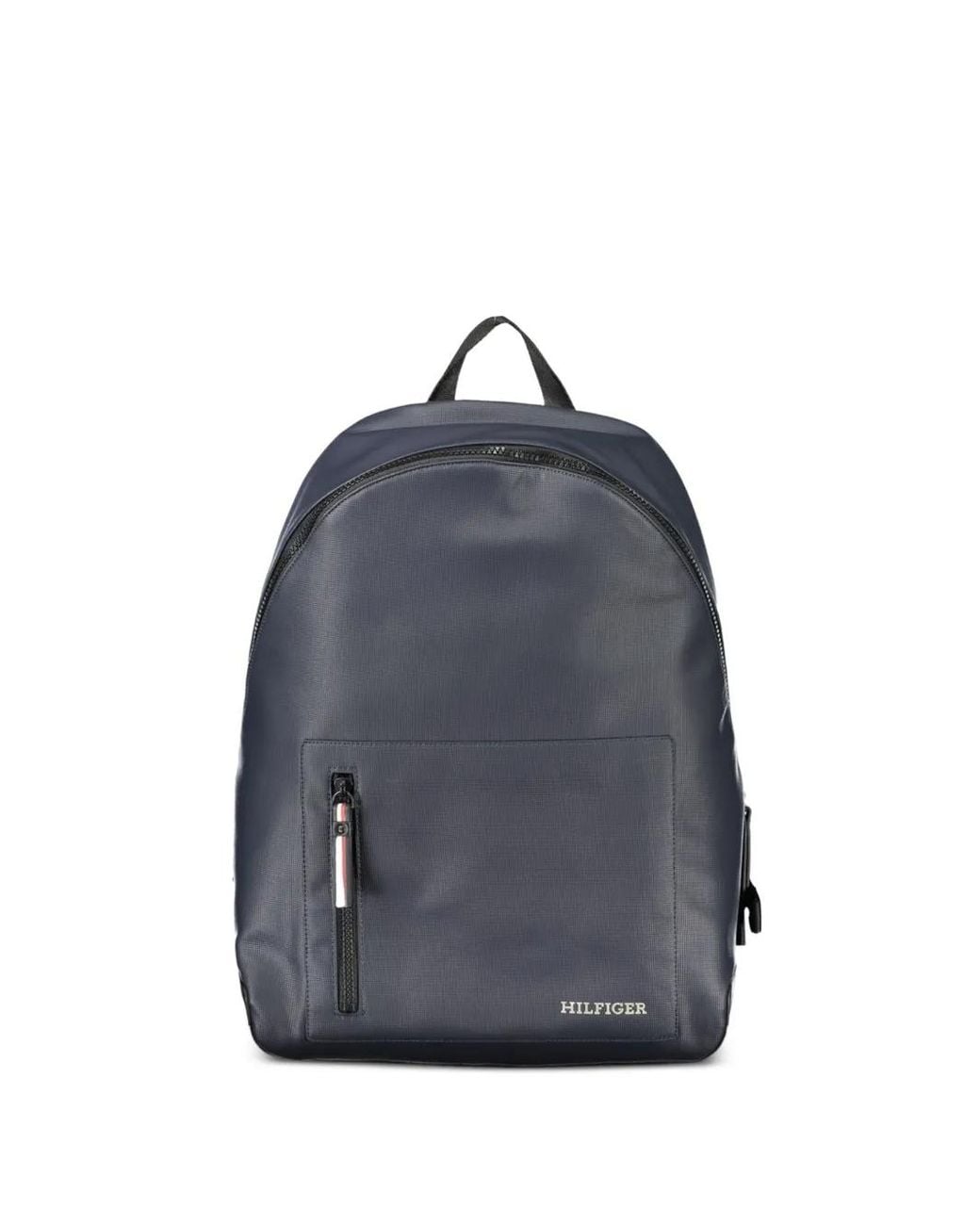 Tommy Hilfiger Blue Logo-Lettering Laptop Backpack for men