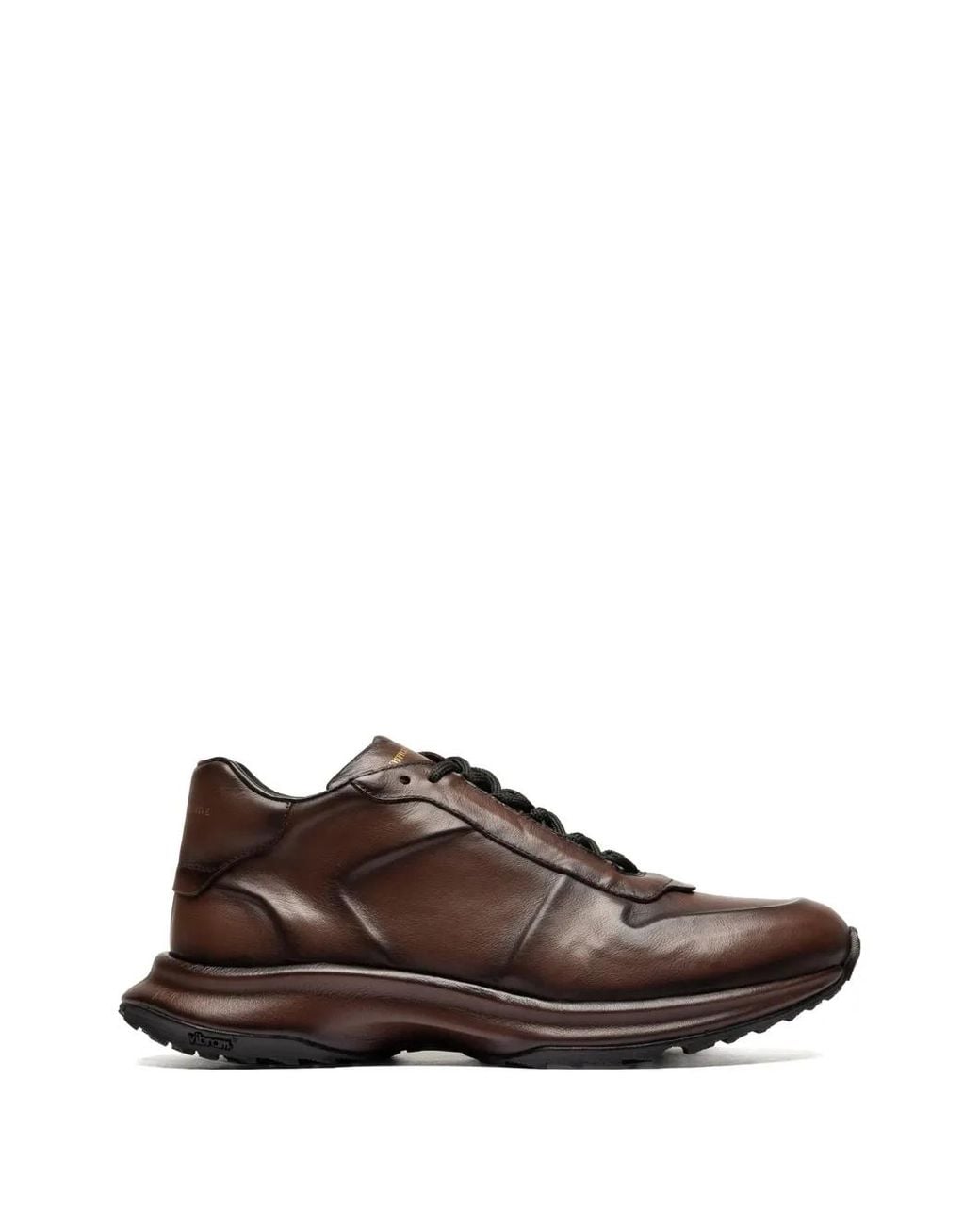 Officine Creative Brown Phase 001 Leather Sneakers for men