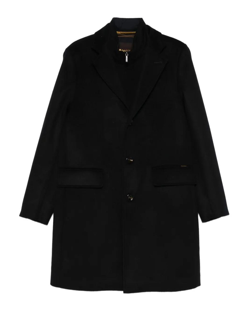 Abrigo Con Botones Moorer de hombre de color Black