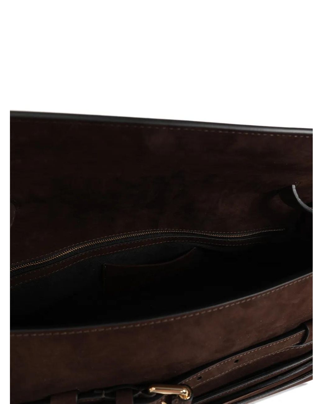 Moschino Brown Tie Me Shoulder Bag