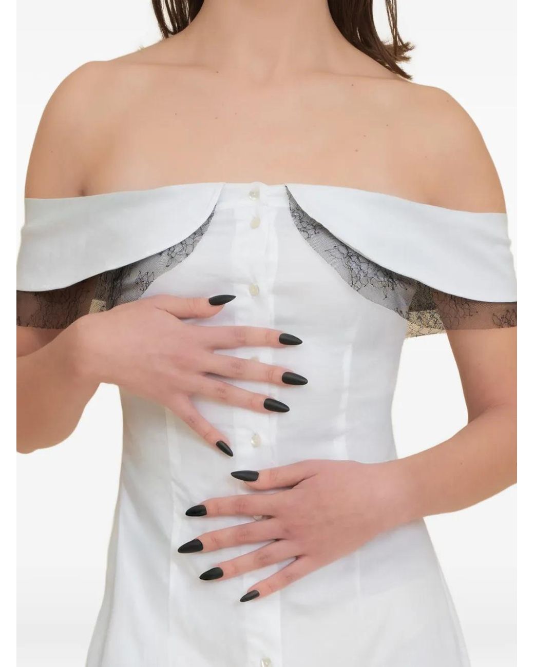 Contessa Mills White Peter Mini Dress