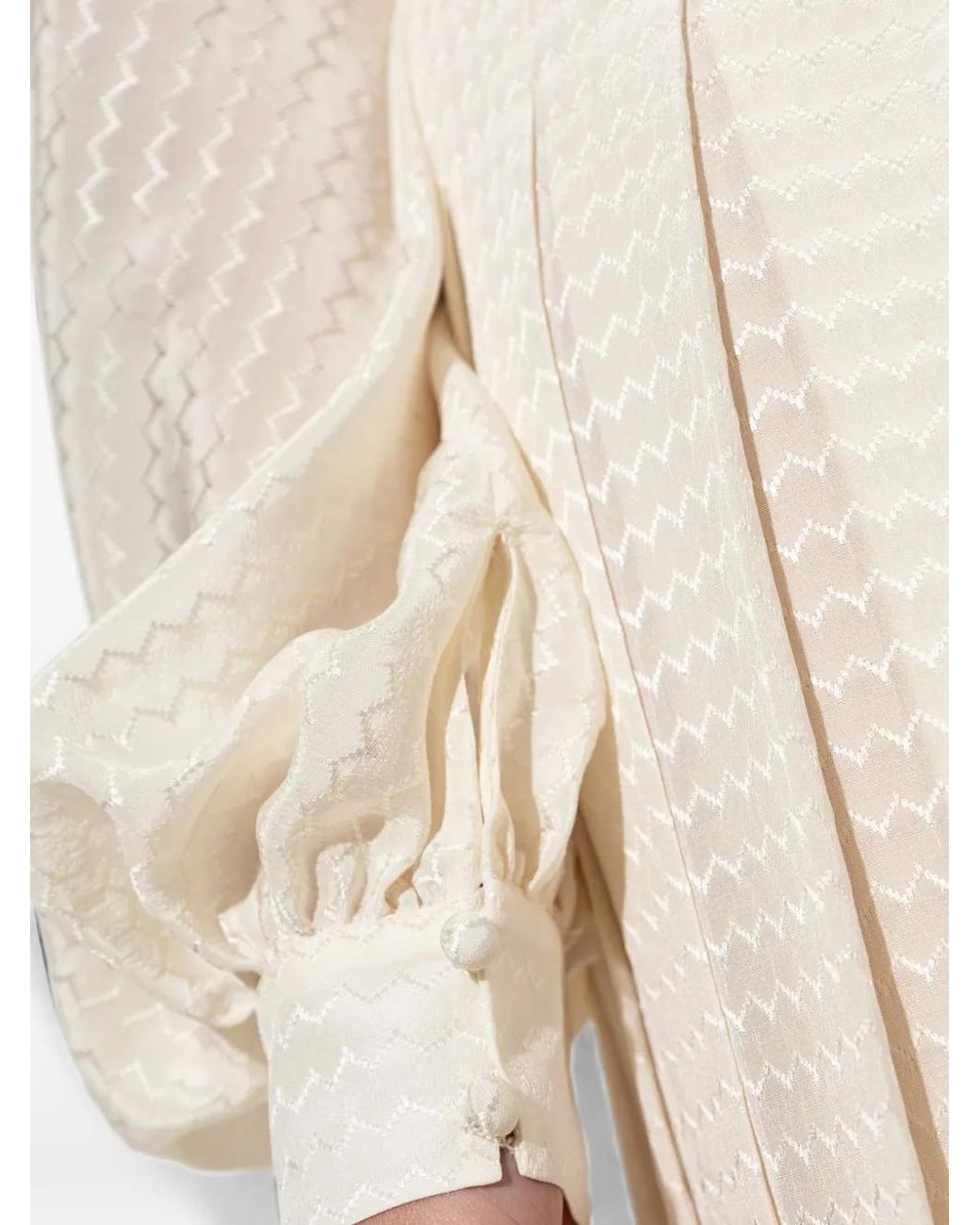 Fendi White Silk Dress