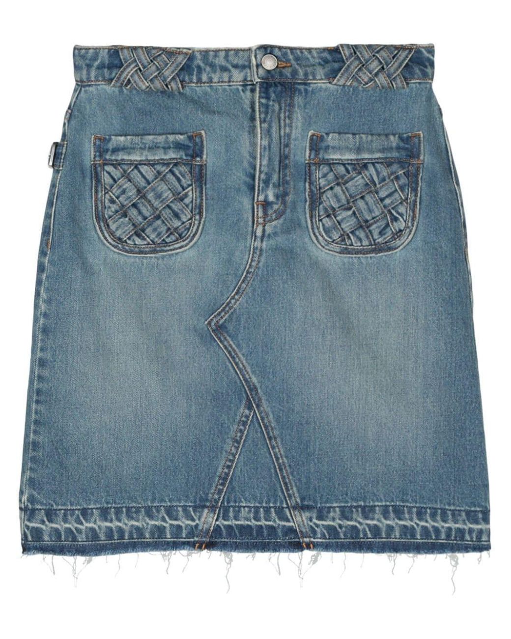 Zadig Voltaire Jingle Denim Midi Skirt in Blue Lyst UK