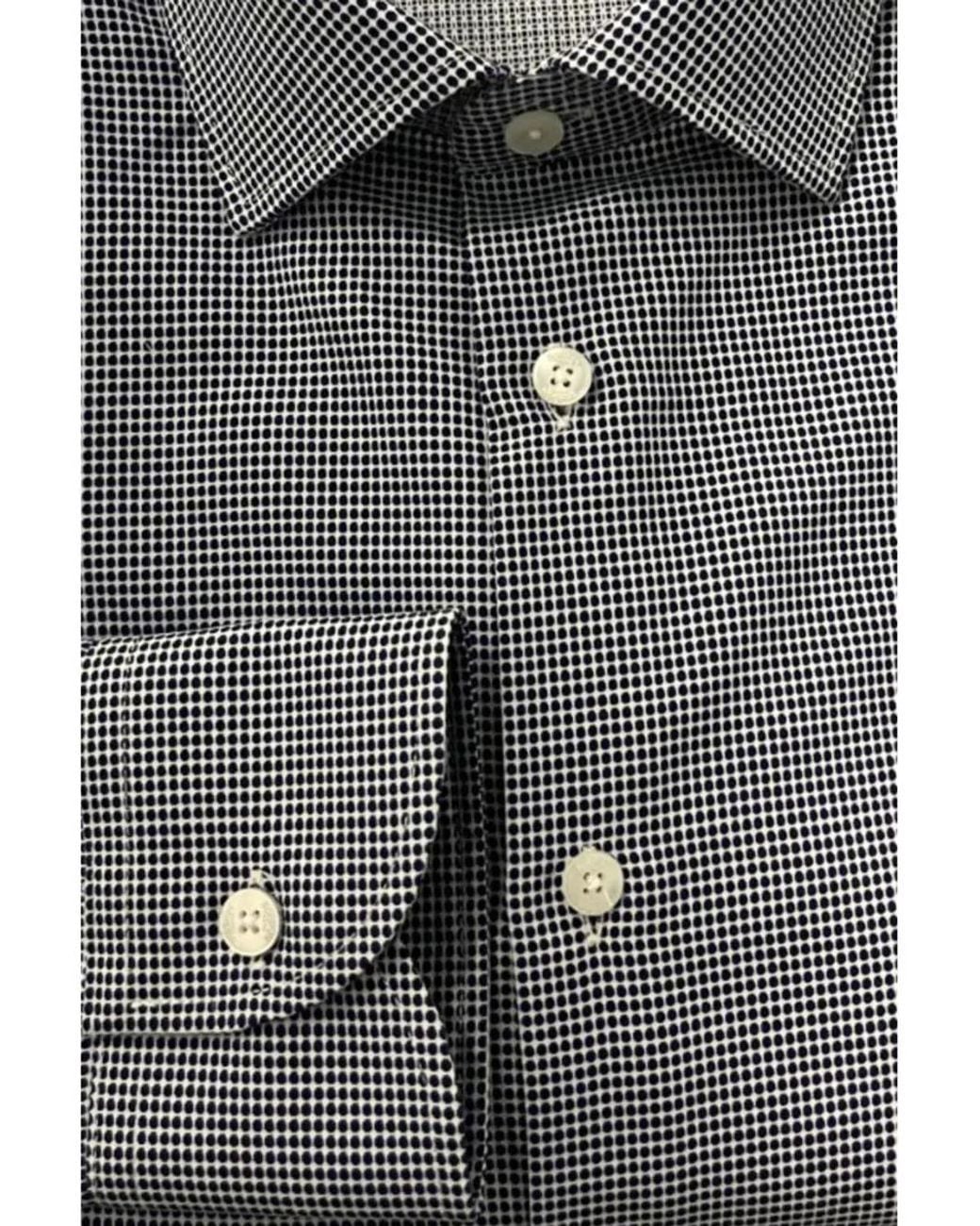 Baldinini Gray Geometric-Print Shirt for men