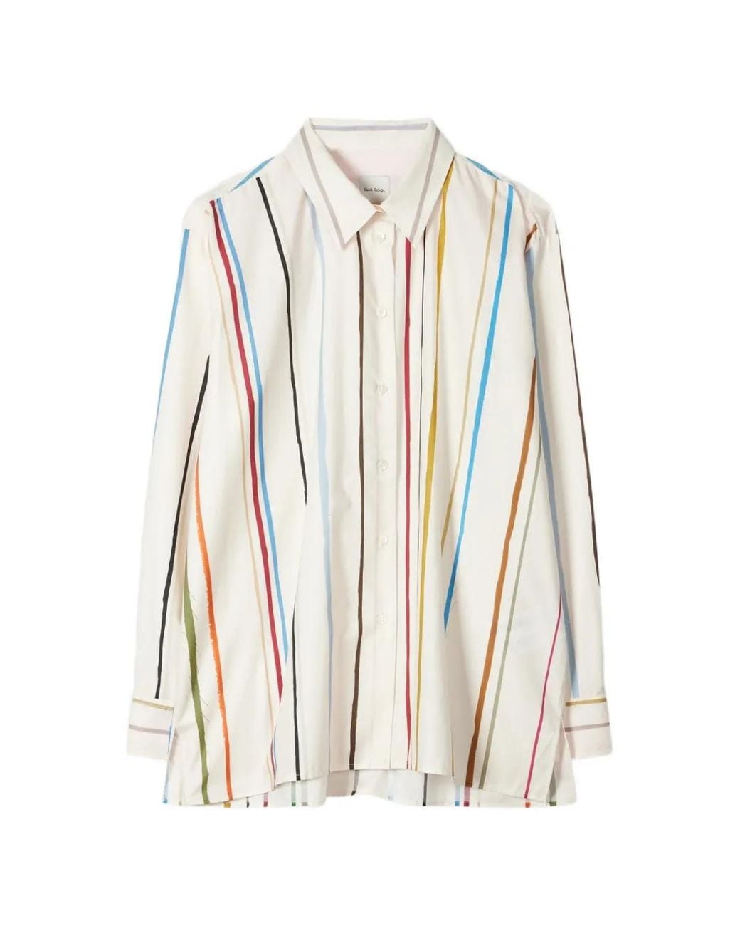 Paul Smith White Painted Stripe' Shirt