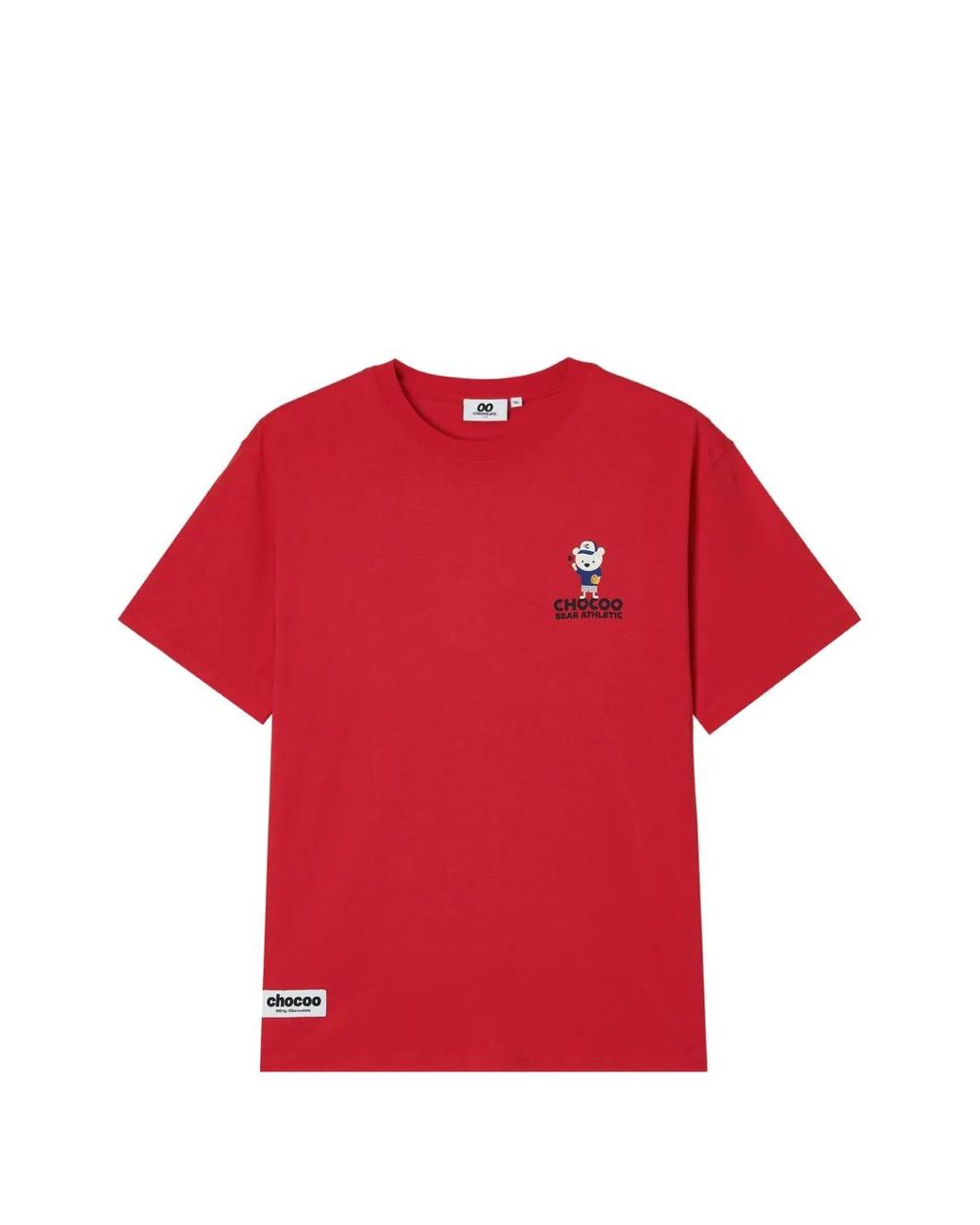 Chocoolate Red Graphic-Print T-Shirt for men