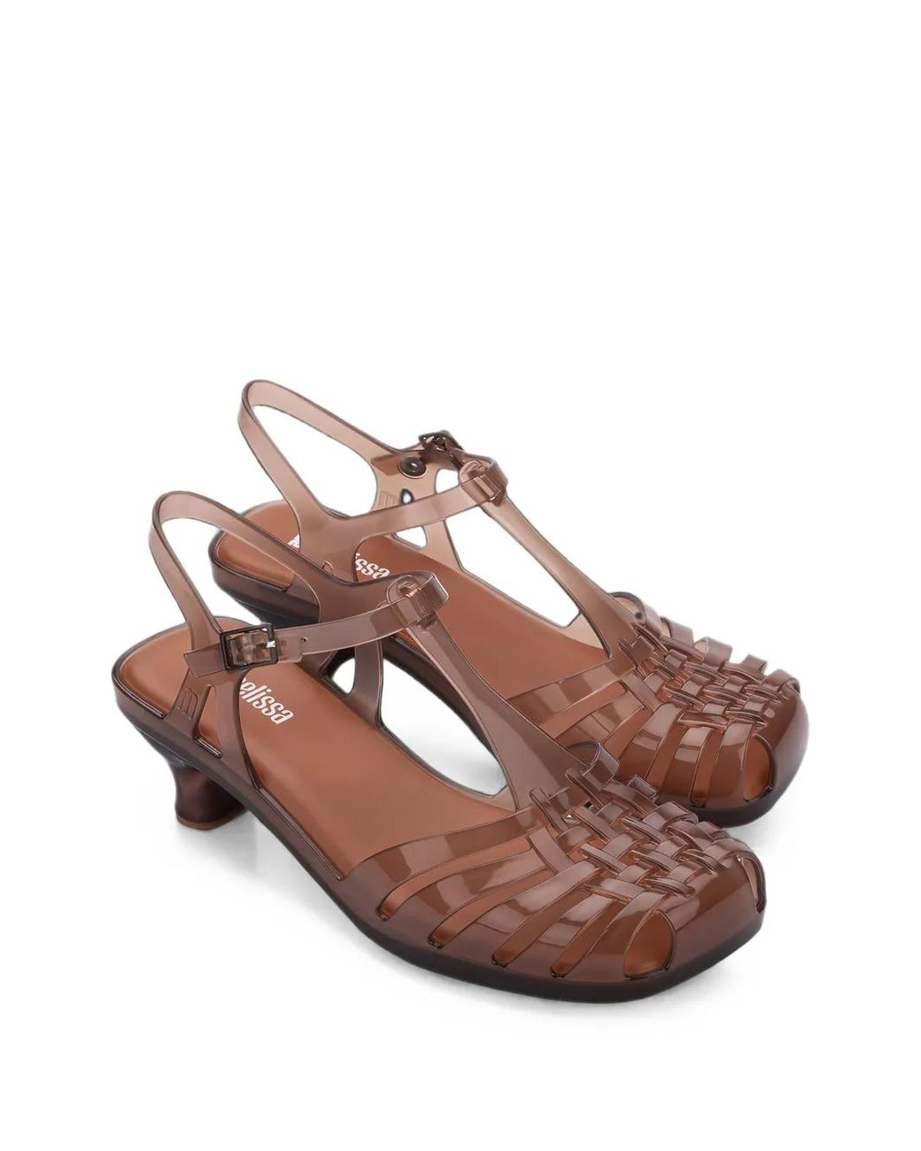 Melissa Pink Vixen Caged Sandals