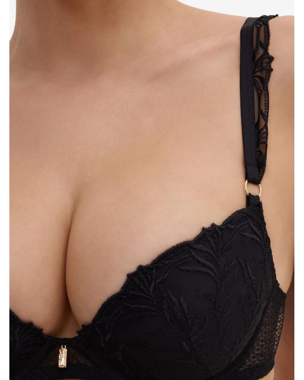 Aubade Black Hidden Treasure Push-Up Bra