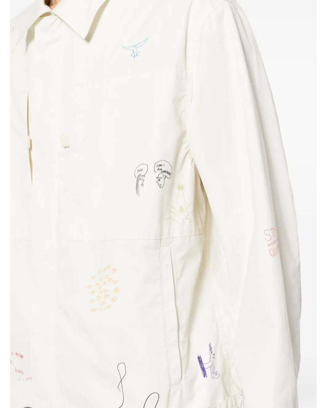 Undercover Jack Met Print in het White voor heren