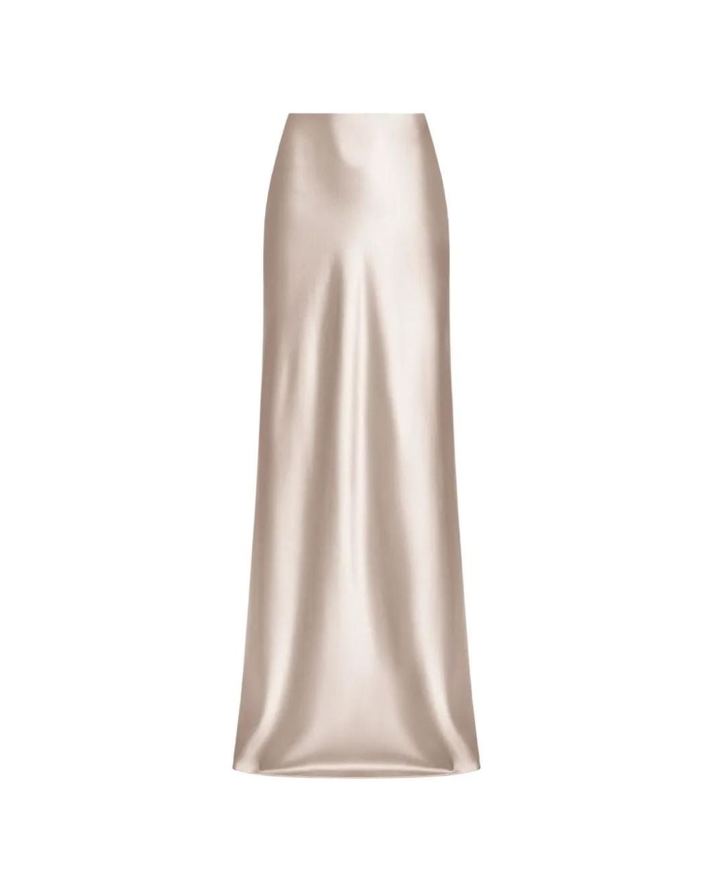ALEXIA & ANTONIA Natural Bias-Cut Maxi Skirt