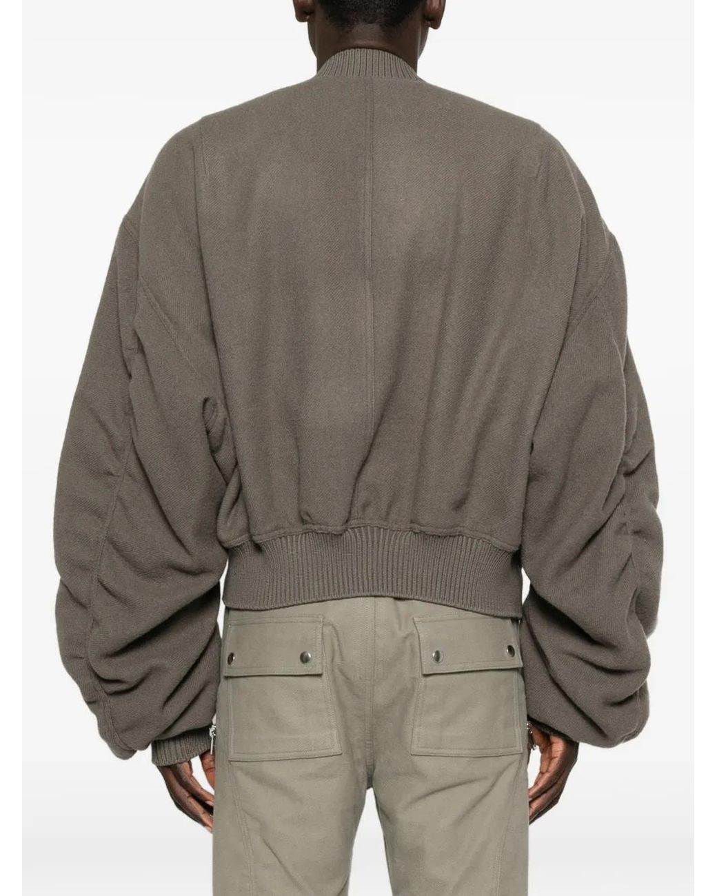 Rick Owens Brown Tower Secchia Flight Jacket for men