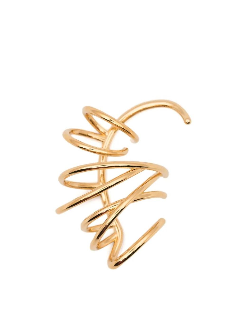 Panconesi Metallic Spiral Ear Cuff