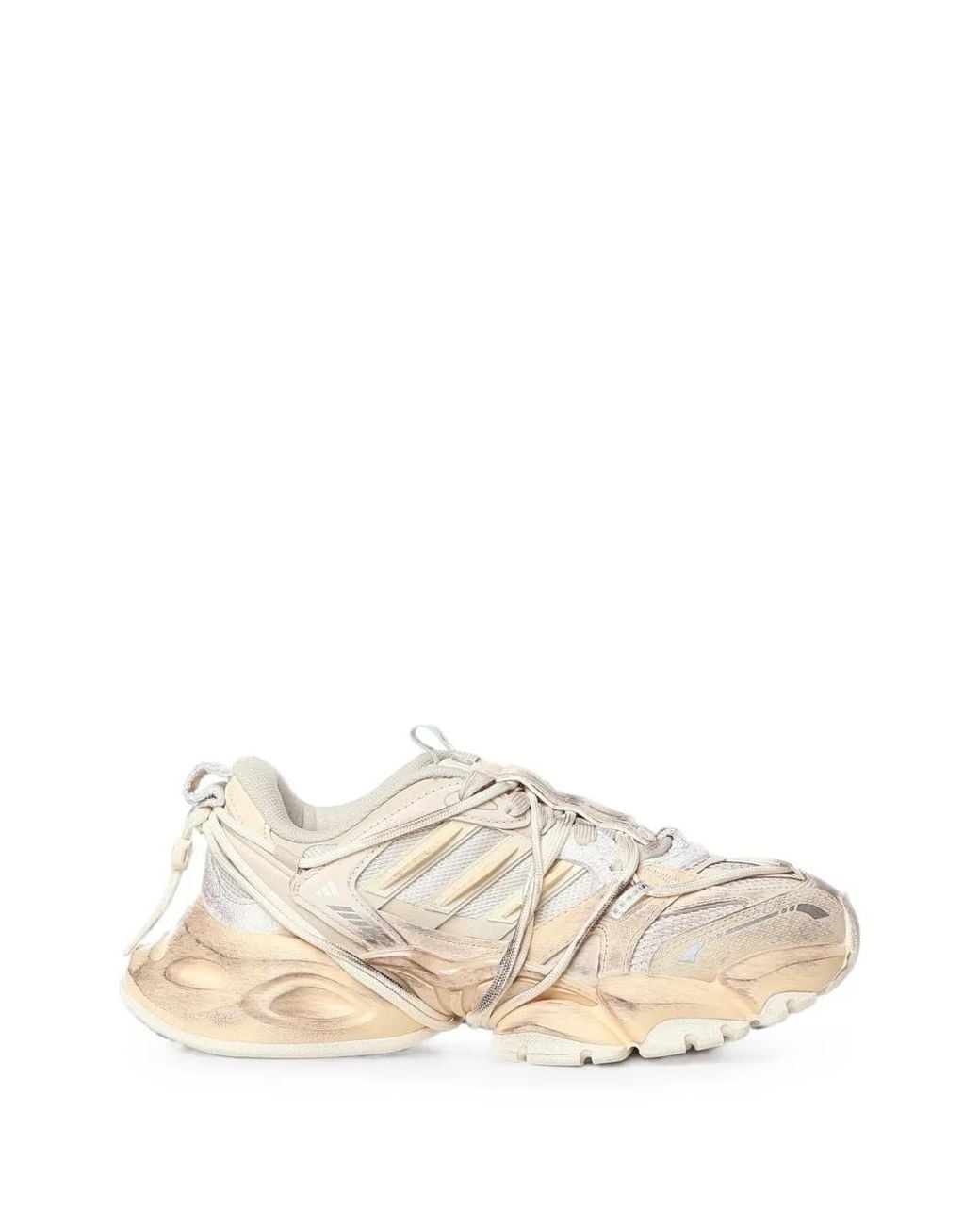 Adidas Natural Baskets À Effet Usé