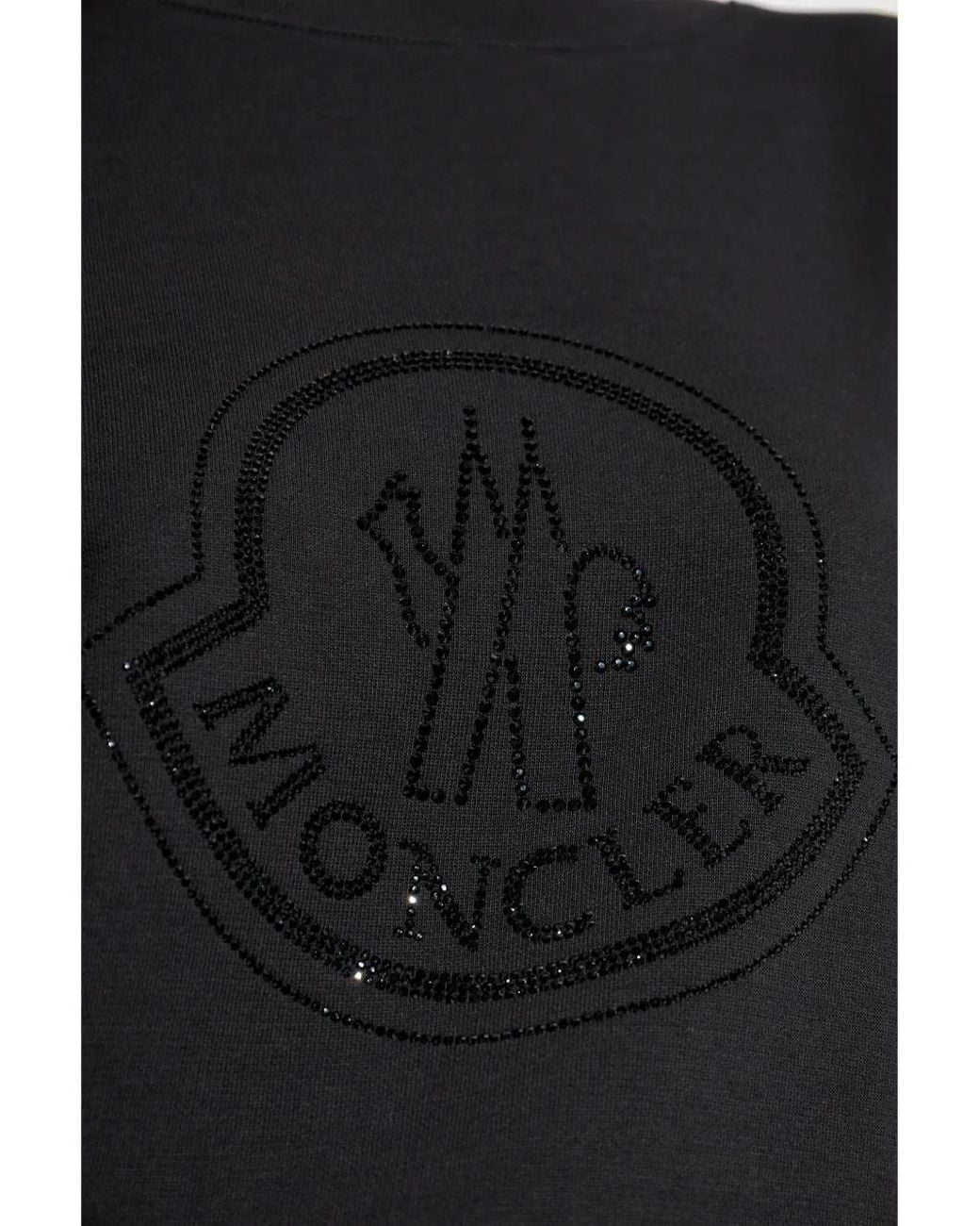 Moncler Black Oversize Sweatshirt Maglia