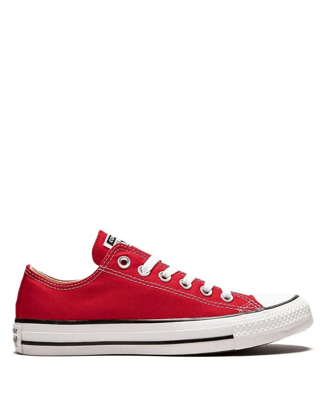 Converse Red Chuck Taylor All Star Low-Top Sneakers