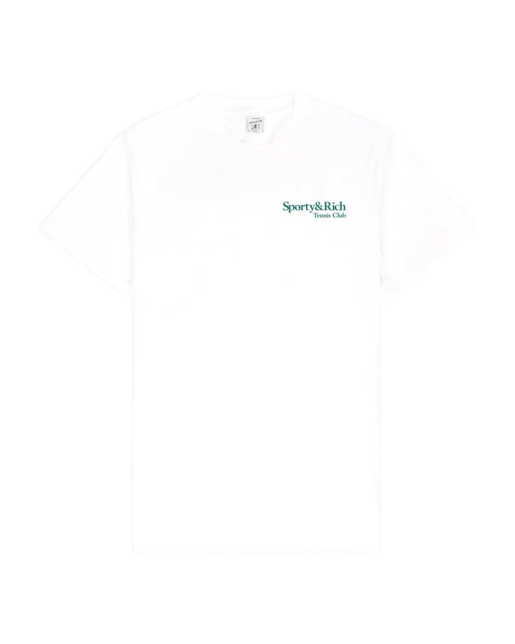 Sporty & Rich White Cotton T-Shirt