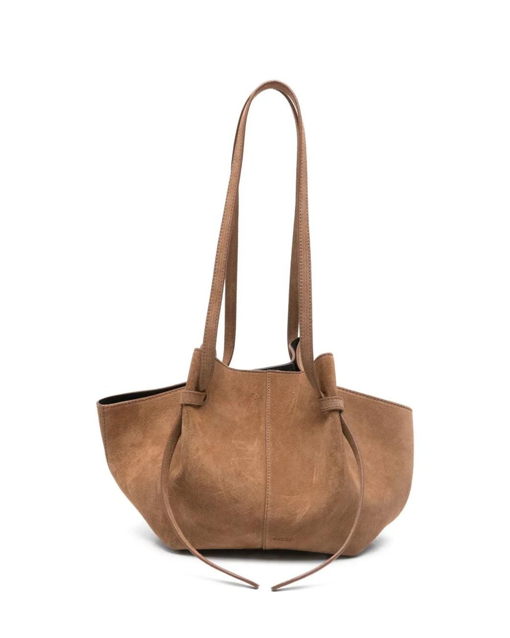 Yuzefi Natural Mochi Knot-Detail Shoulder Bag