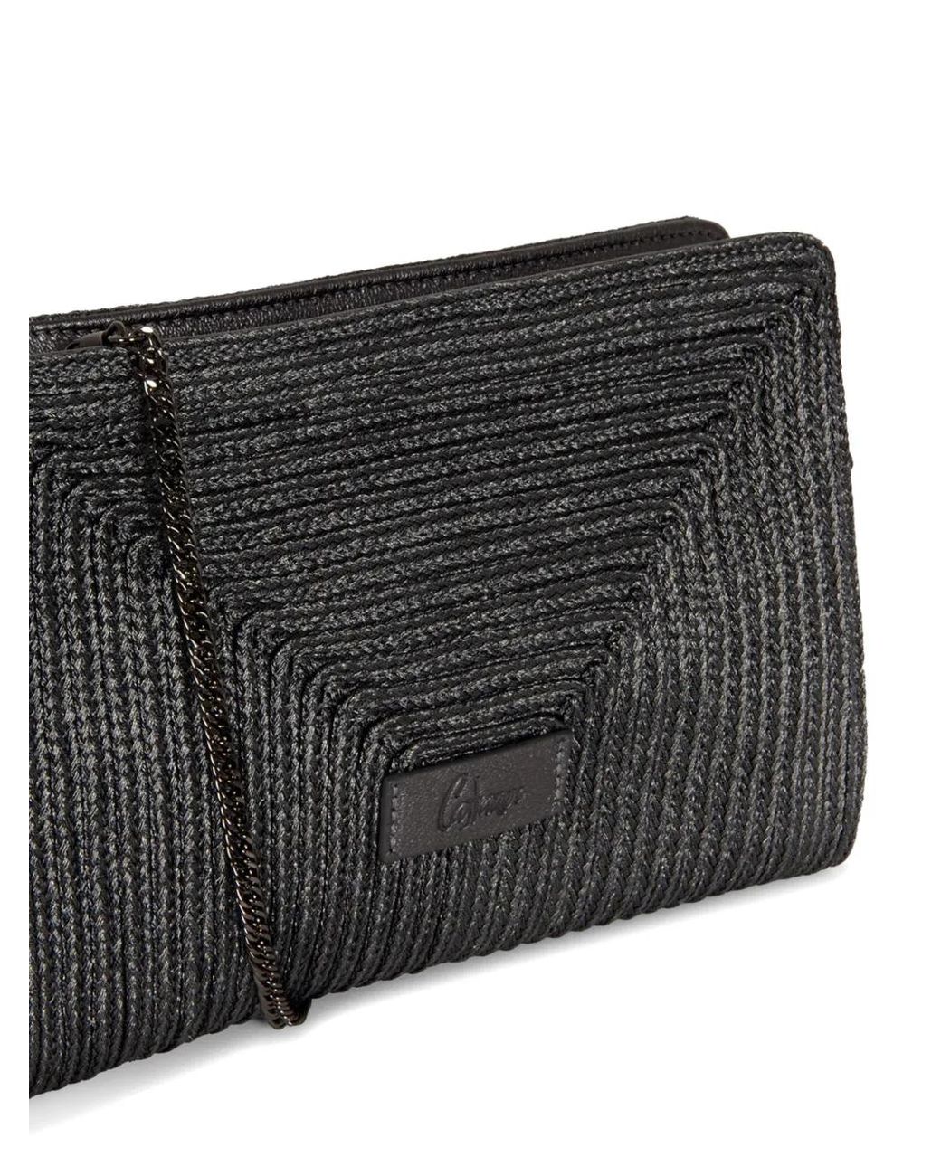 Castaner Gray Bali Clutch Bag