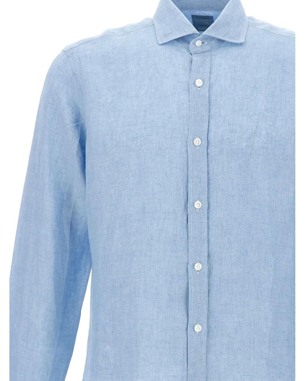 Barba Napoli Blue Shirt for men