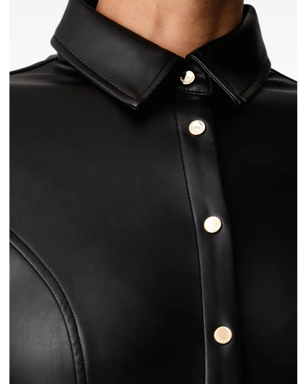 Fracomina Button-Up Blouse in het Black