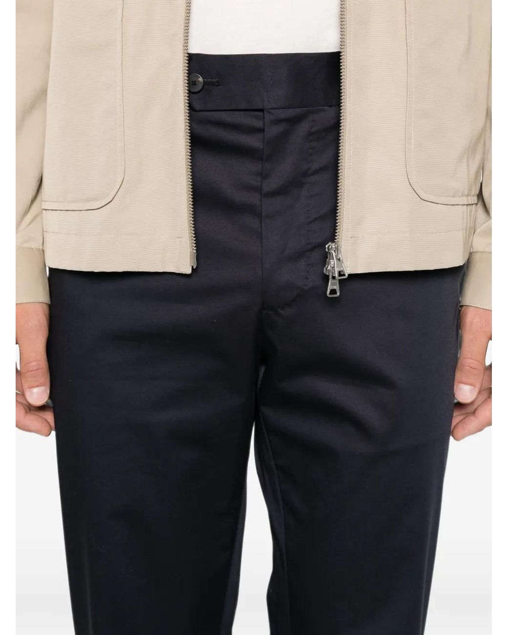 Cellar Door Blue Paloma Straigh-Leg Trousers for men